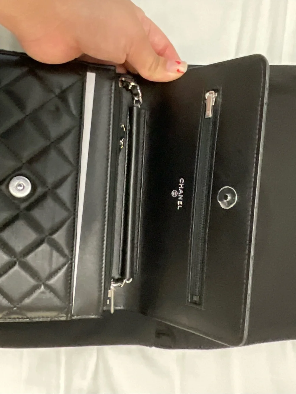 CHANEL wallet chain